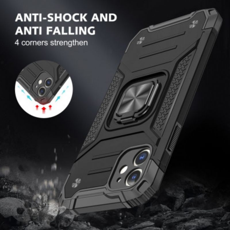 Kuori iPhone 11 Style Armor Ring-kiinnike