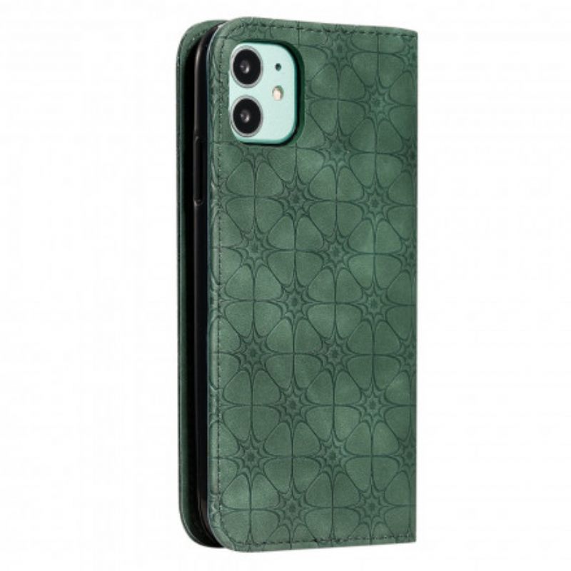 Puhelinkuoret iPhone 11 Kotelot Flip Baroque Flowers