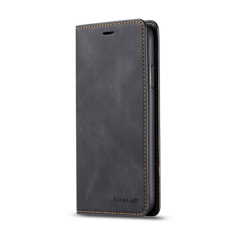 Puhelinkuoret iPhone 11 Kotelot Flip Nahkaefekti Forwenw