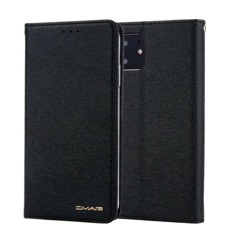 Puhelinkuoret iPhone 11 Kotelot Flip Silk Texture Leather Effect
