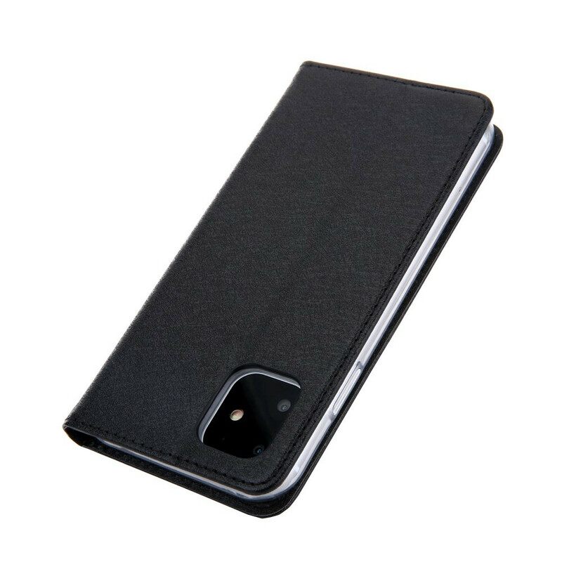 Puhelinkuoret iPhone 11 Kotelot Flip Silk Texture Leather Effect