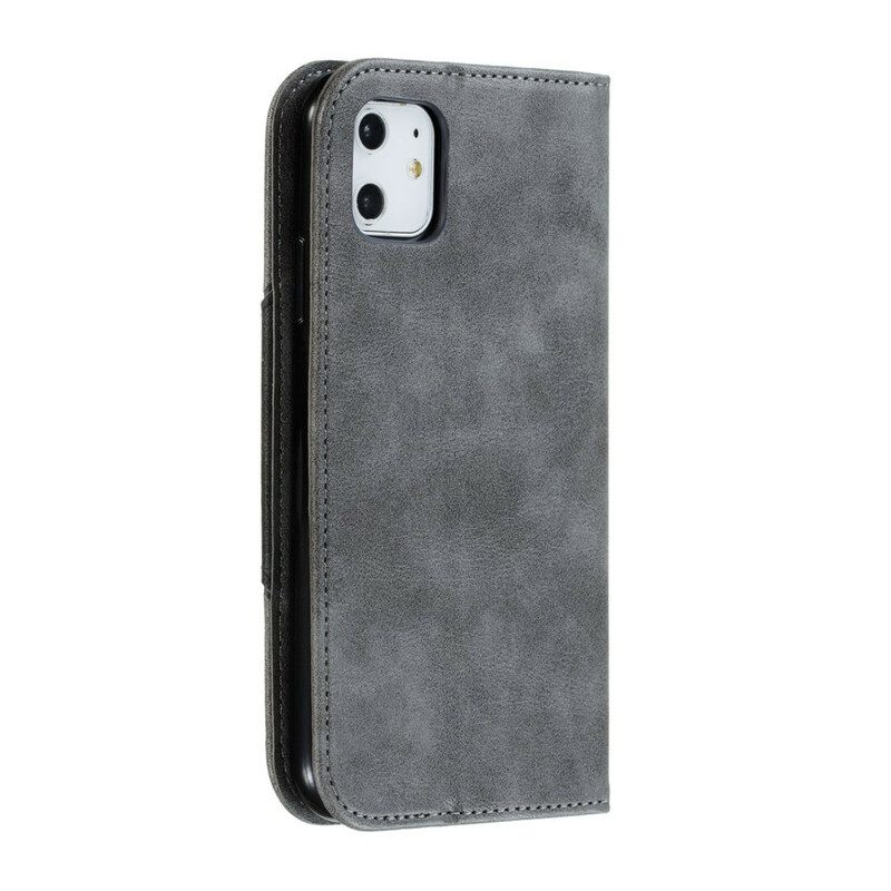 Puhelinkuoret iPhone 11 Kotelot Flip Wave Nahkatyyli
