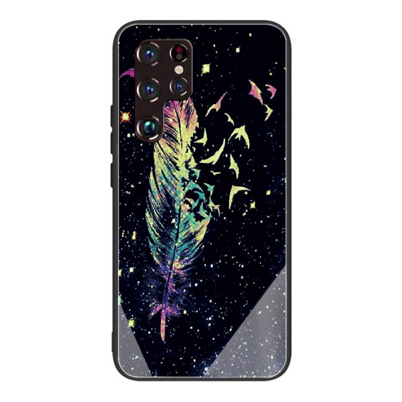 Case Samsung Galaxy S22 Ultra 5G Feather Tempered Glass