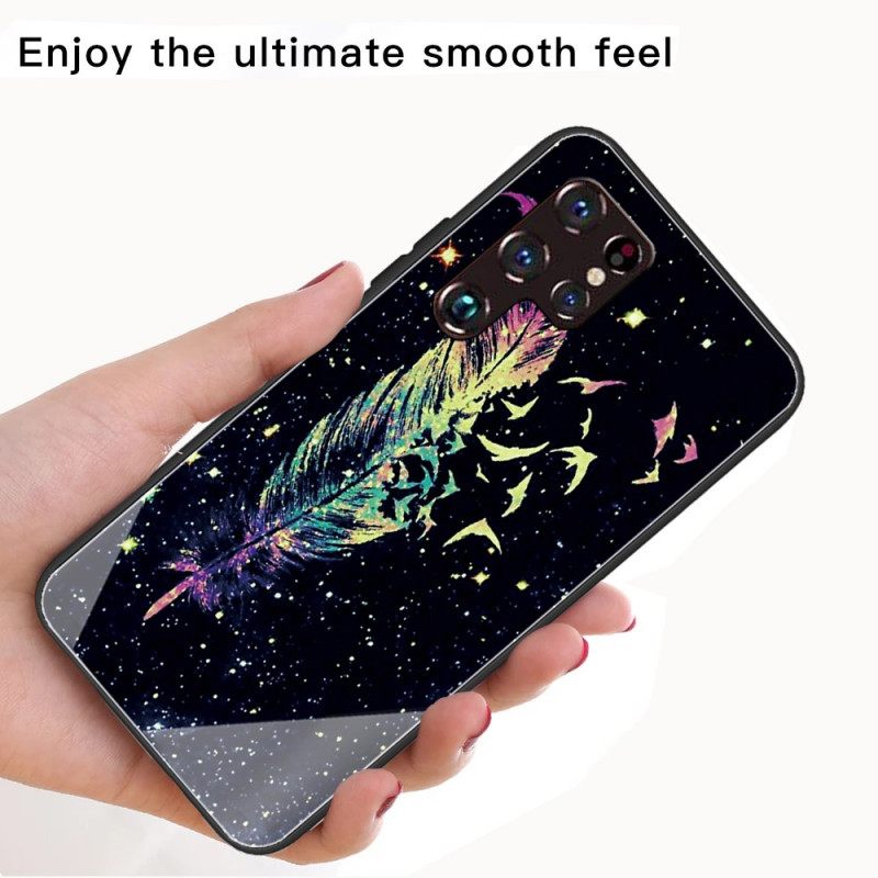 Case Samsung Galaxy S22 Ultra 5G Feather Tempered Glass