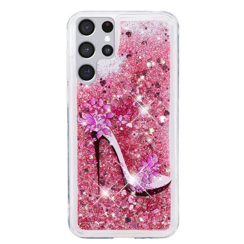Case Samsung Galaxy S22 Ultra 5G Glitter Pumppu