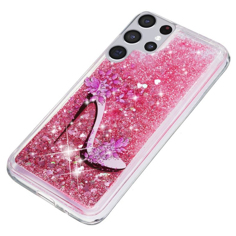 Case Samsung Galaxy S22 Ultra 5G Glitter Pumppu