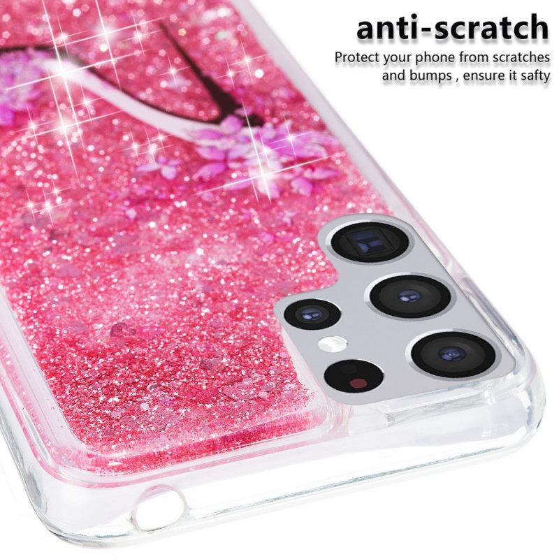 Case Samsung Galaxy S22 Ultra 5G Glitter Pumppu