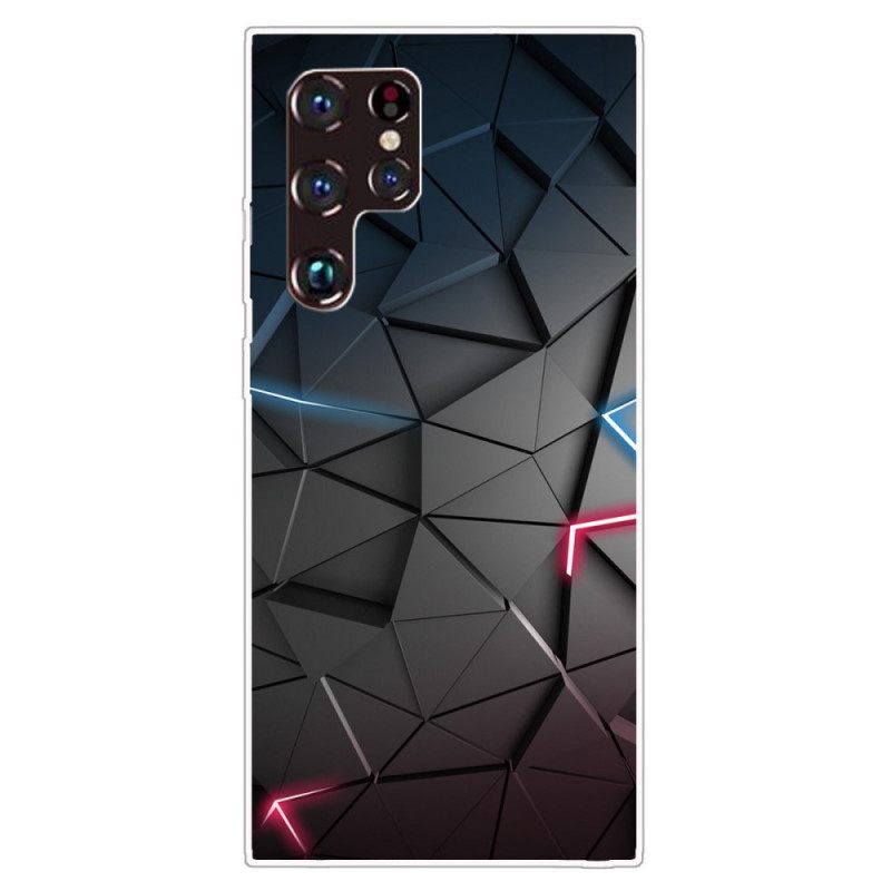 Case Samsung Galaxy S22 Ultra 5G Joustava Geometria