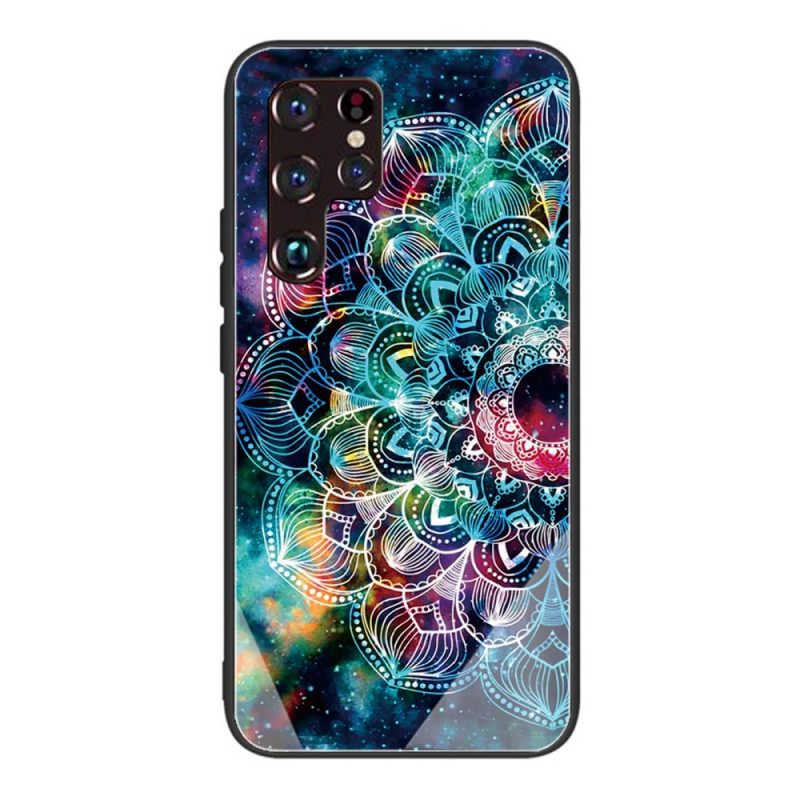 Case Samsung Galaxy S22 Ultra 5G Tempered Glass Mandala