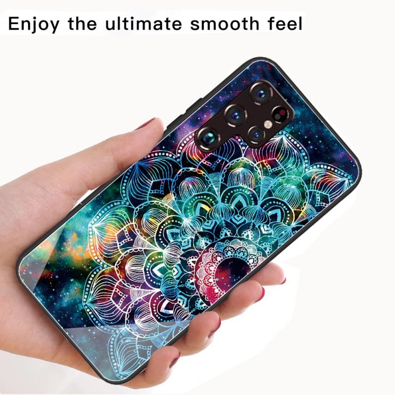 Case Samsung Galaxy S22 Ultra 5G Tempered Glass Mandala