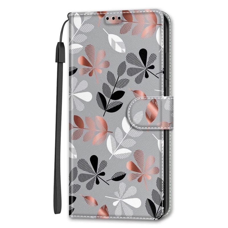 Flip Case Samsung Galaxy S22 Ultra 5G Sheets Ja Lanyard