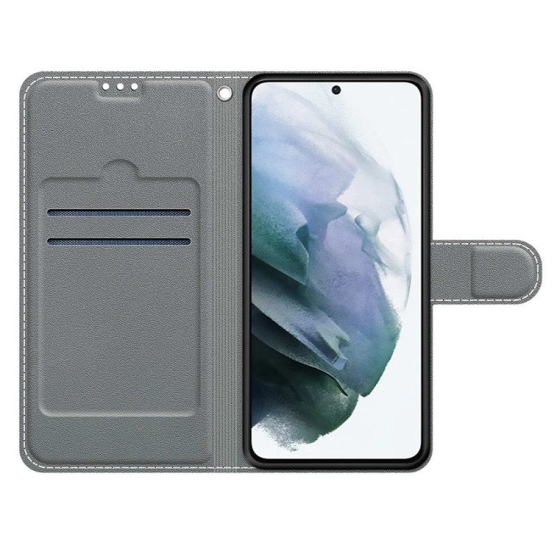 Flip Case Samsung Galaxy S22 Ultra 5G Sheets Ja Lanyard
