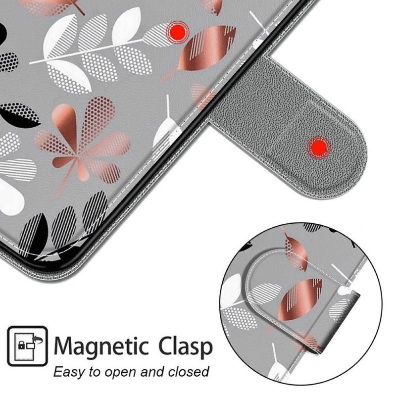 Flip Case Samsung Galaxy S22 Ultra 5G Sheets Ja Lanyard