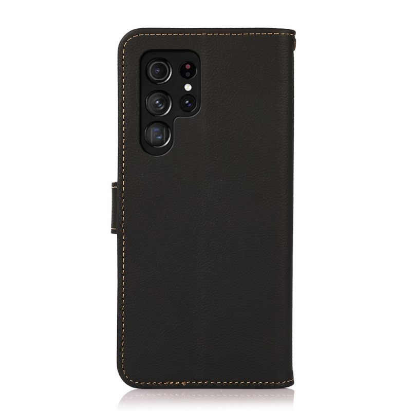 Kotelot Samsung Galaxy S22 Ultra 5G Aito Nahka Khazneh Rfid