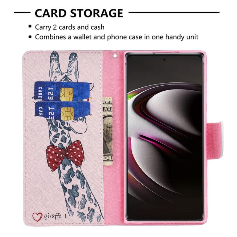 Kotelot Samsung Galaxy S22 Ultra 5G Brainy Giraffe