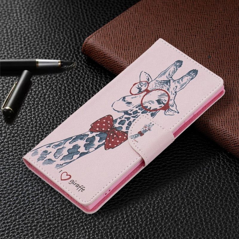 Kotelot Samsung Galaxy S22 Ultra 5G Brainy Giraffe