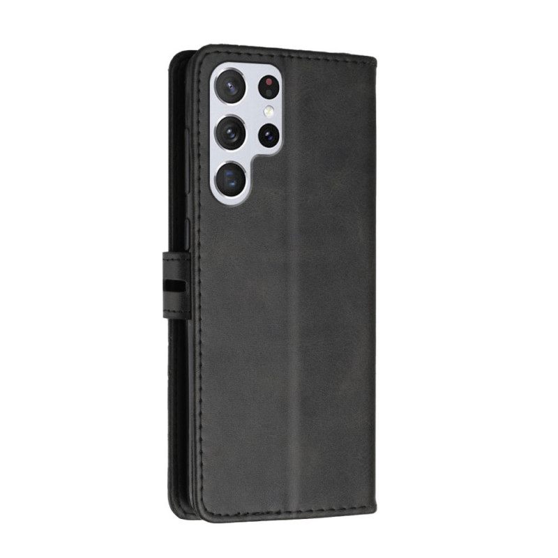 Kotelot Samsung Galaxy S22 Ultra 5G Faux Leather Best Case