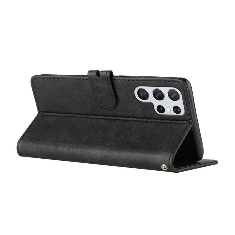 Kotelot Samsung Galaxy S22 Ultra 5G Faux Leather Best Case