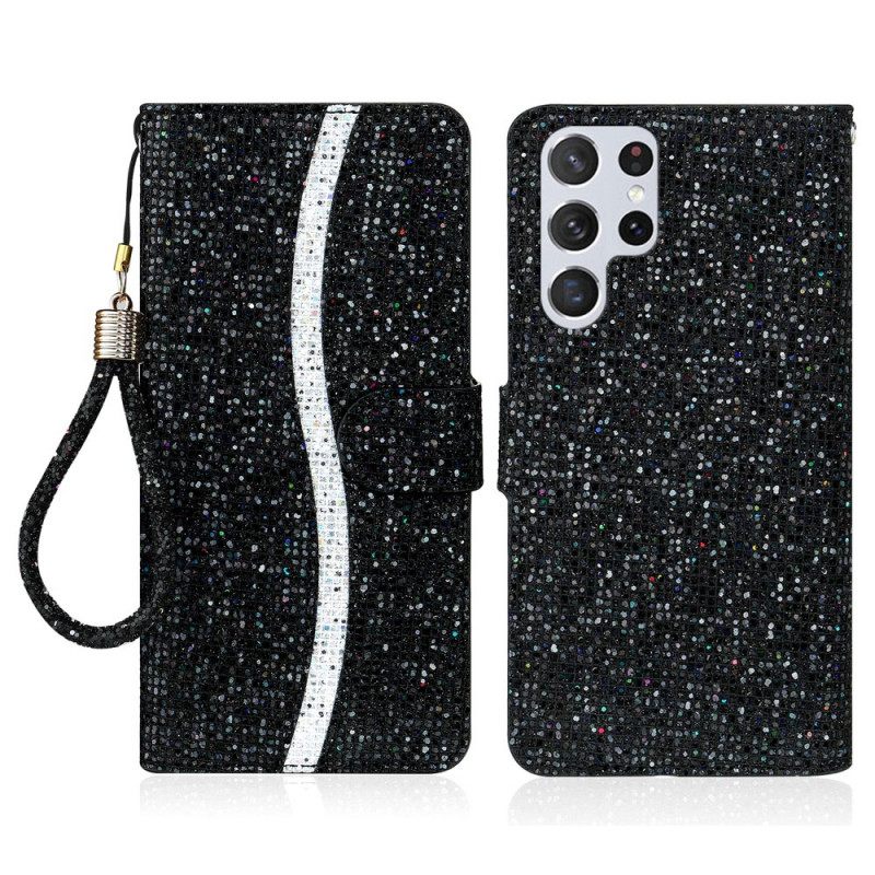 Kotelot Samsung Galaxy S22 Ultra 5G Glitter S Design