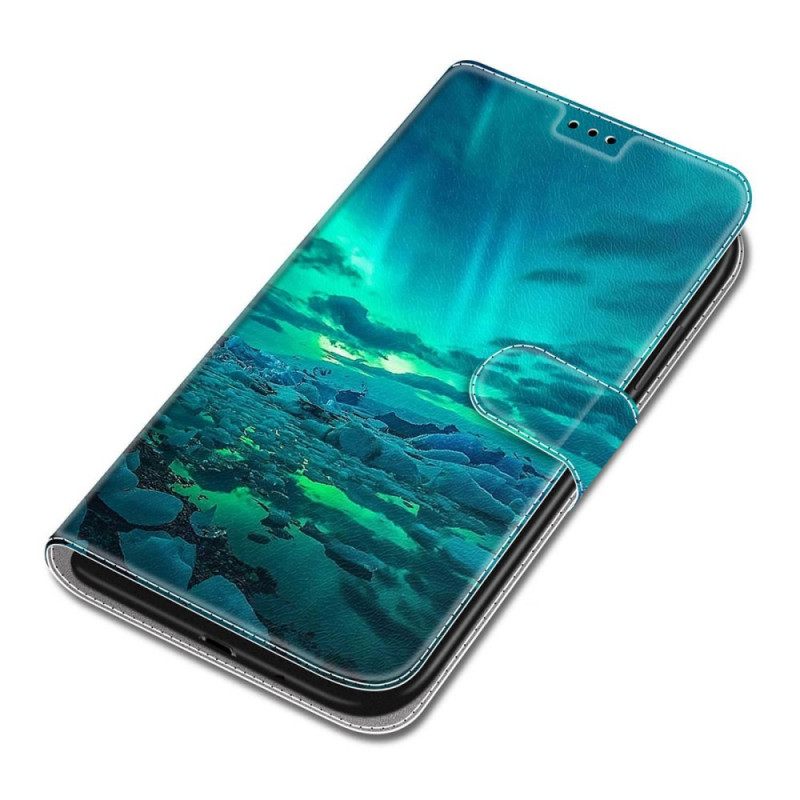 Kotelot Samsung Galaxy S22 Ultra 5G Suojaketju Kuori Lanyard Maisema