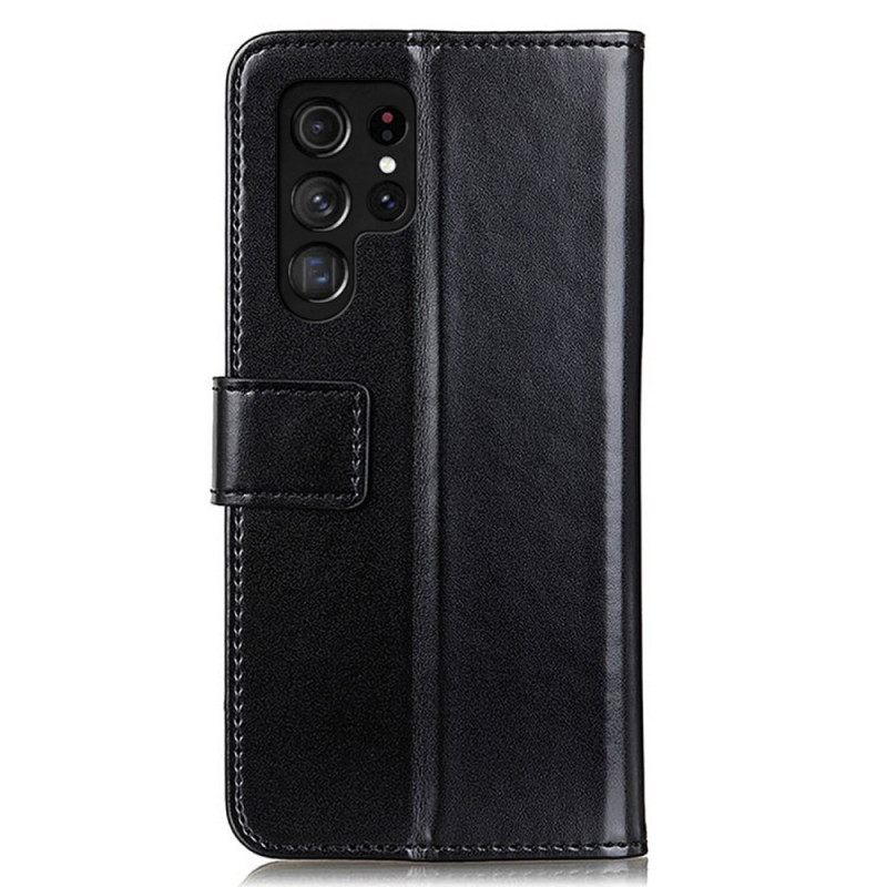 Kotelot Samsung Galaxy S22 Ultra 5G Tricolor Leather Effect