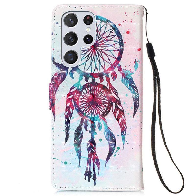 Kotelot Samsung Galaxy S22 Ultra 5G Watercolour Dreamcatcher