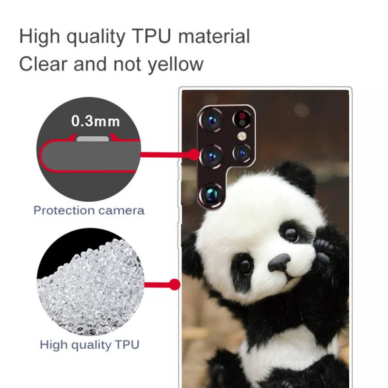 Kuori Samsung Galaxy S22 Ultra 5G Flexible Panda