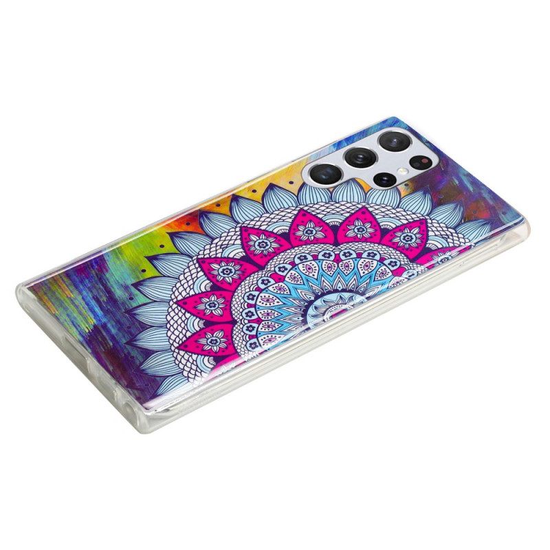 Kuori Samsung Galaxy S22 Ultra 5G Fluorescent Floral Sarja