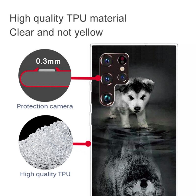 Kuori Samsung Galaxy S22 Ultra 5G Puppy Dream