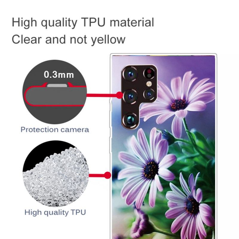 Kuori Samsung Galaxy S22 Ultra 5G Realistiset Kukat