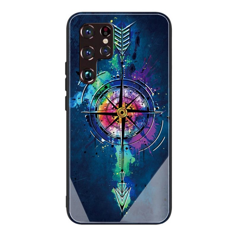Kuori Samsung Galaxy S22 Ultra 5G Tempered Glass Arrow