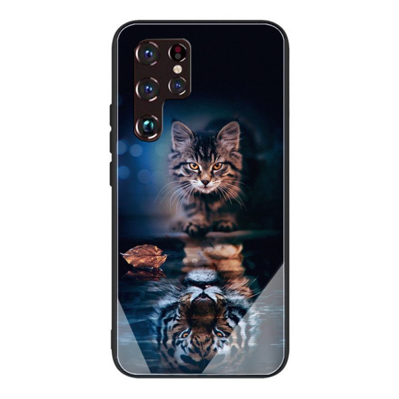 Kuori Samsung Galaxy S22 Ultra 5G Tempered Glass My Tiger