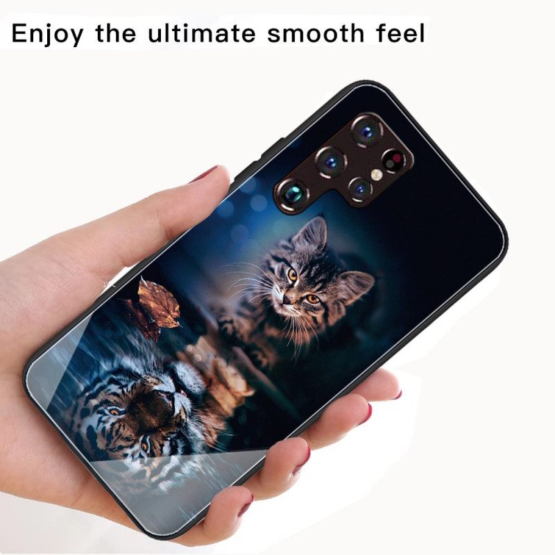 Kuori Samsung Galaxy S22 Ultra 5G Tempered Glass My Tiger