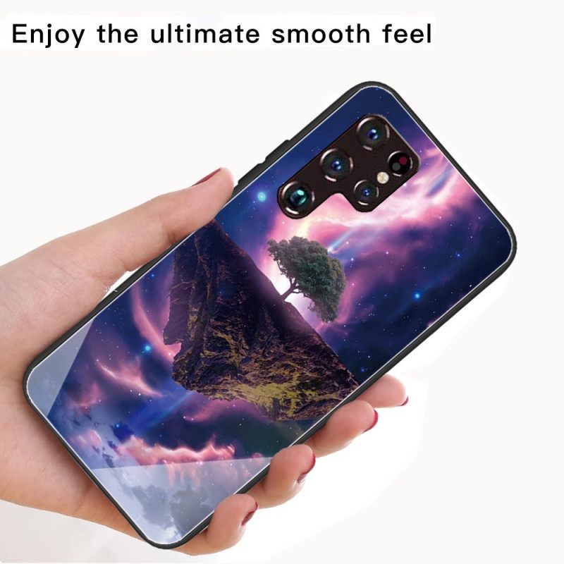 Kuori Samsung Galaxy S22 Ultra 5G Tempered Glass World Tree