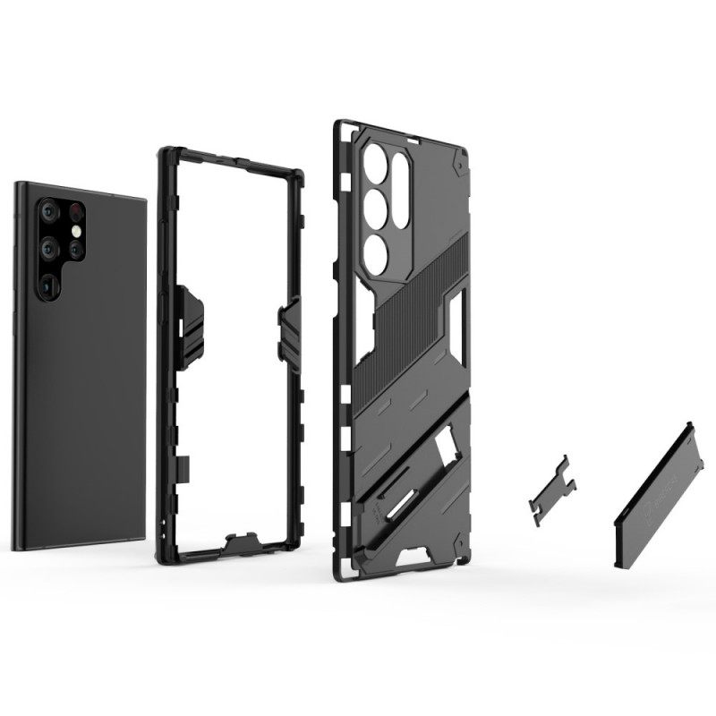 Kuori Samsung Galaxy S22 Ultra 5G Tukee Kahta Handsfree-asentoa