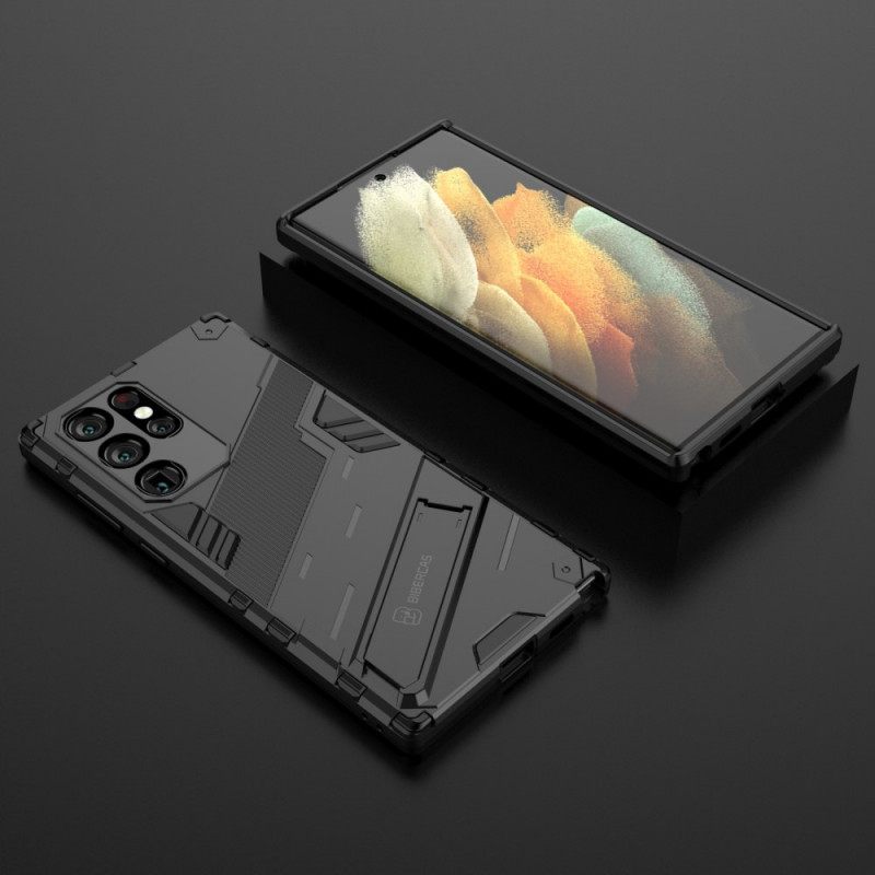 Kuori Samsung Galaxy S22 Ultra 5G Tukee Kahta Handsfree-asentoa
