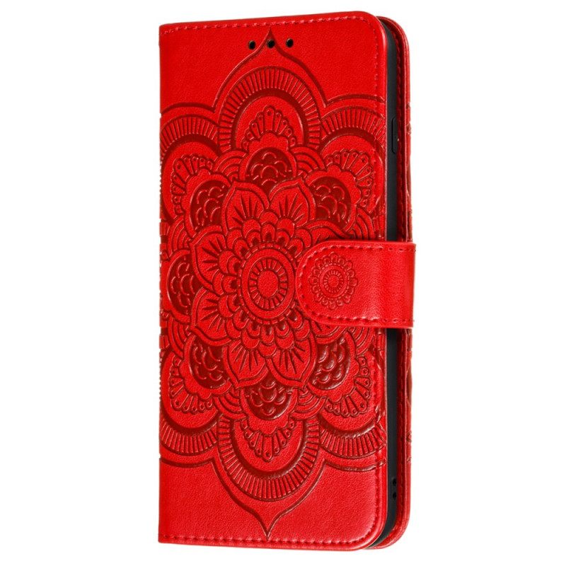 Nahkakotelo Samsung Galaxy S22 Ultra 5G Koko Mandala