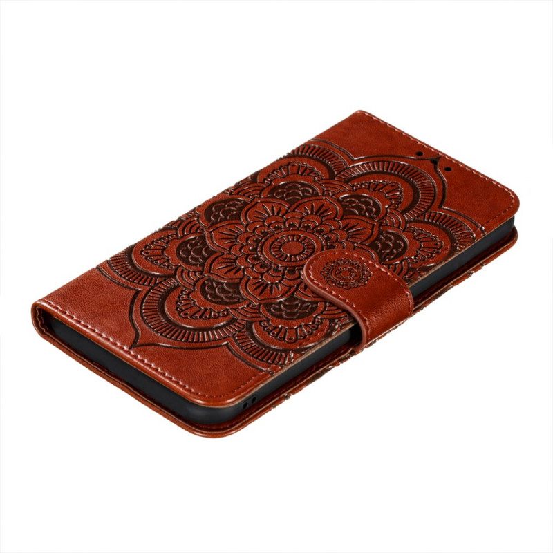 Nahkakotelo Samsung Galaxy S22 Ultra 5G Koko Mandala