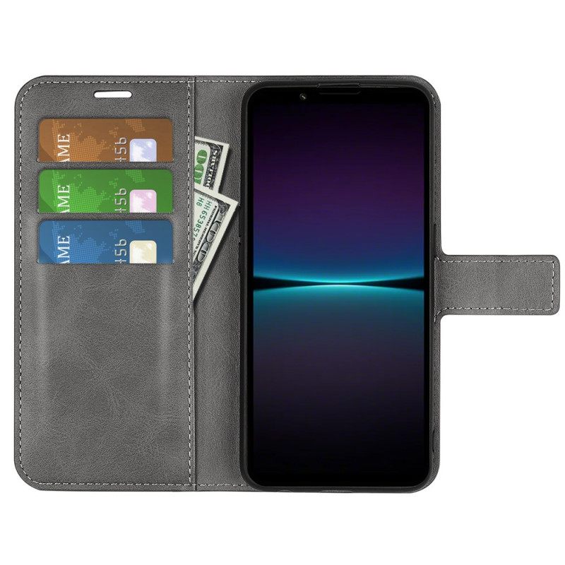 Kotelot Sony Xperia 1 Vi Nahkatyyli