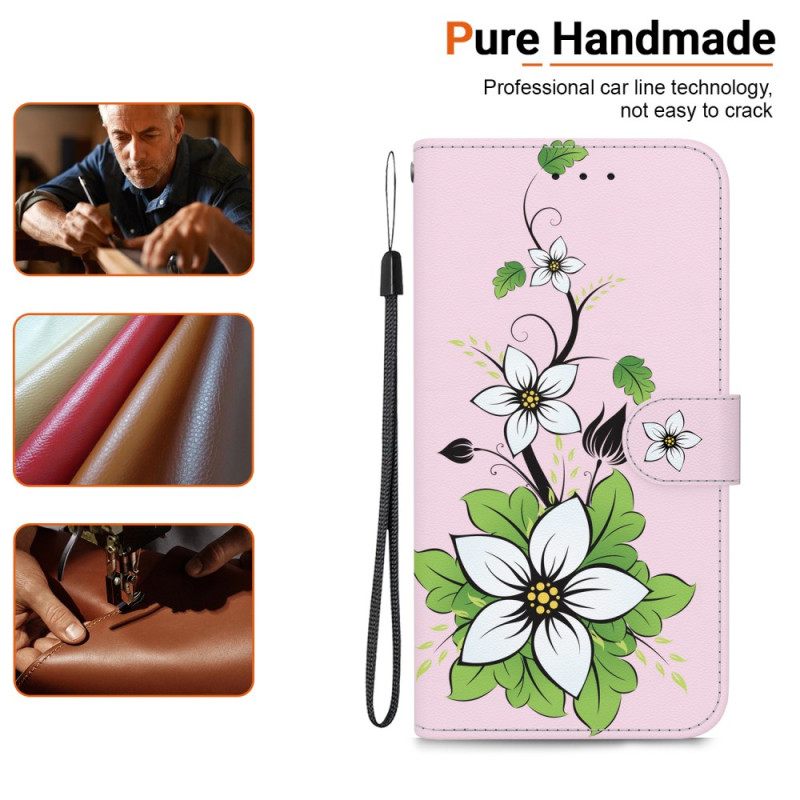 Kotelot Sony Xperia 1 Vi Strap Lily