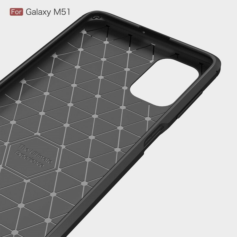 Kuori Samsung Galaxy M51 Harjattu Hiilikuitu