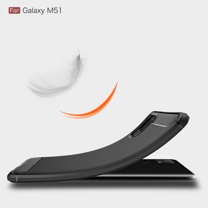 Kuori Samsung Galaxy M51 Harjattu Hiilikuitu