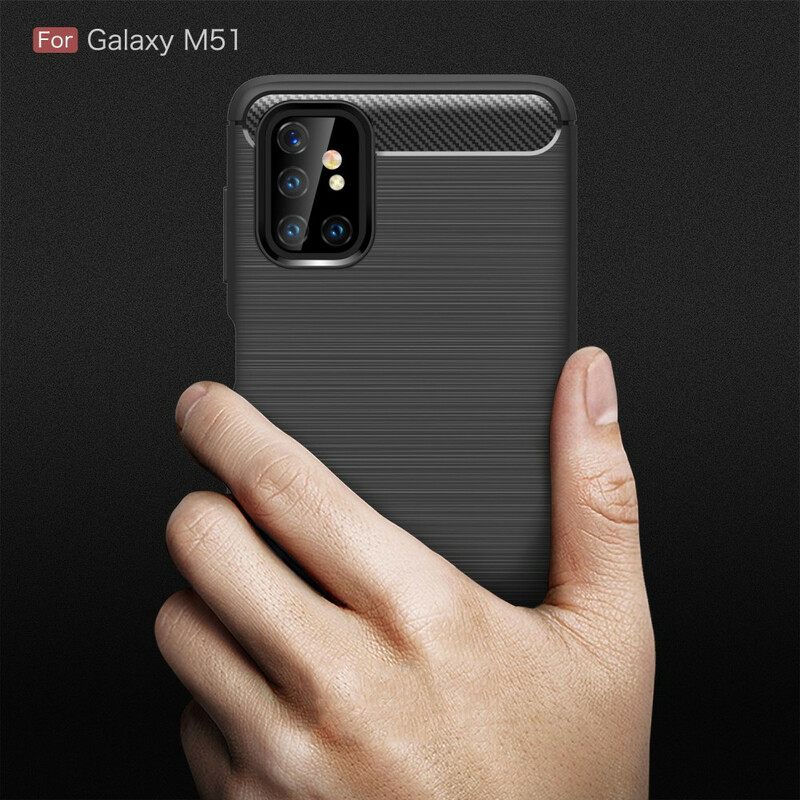 Kuori Samsung Galaxy M51 Harjattu Hiilikuitu