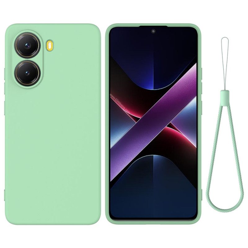 Case Poco X7 Pro 5g Puhelinkuoret Nestesilikoni Hihnalla