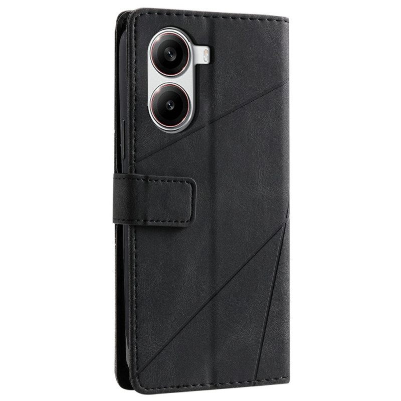 Kotelot Poco X7 Pro 5g Kaksiväriset Geometriset Viivat Suojakuori