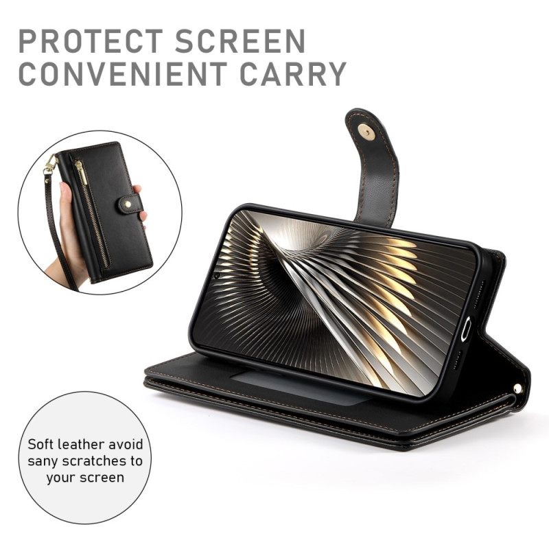 Kotelot Poco X7 Pro 5g Lompakko Hihnalla Ja Olkahihnalla