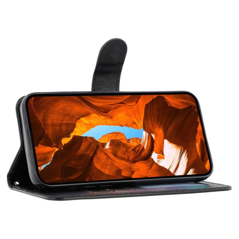 Kotelot Poco X7 Pro 5g Puhelinkuoret Nahkakuvio Ja Hihna