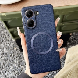 Kuori Poco X7 Pro 5g Magsafe-yhteensopiva Teksturoidtu Nahkaefekti