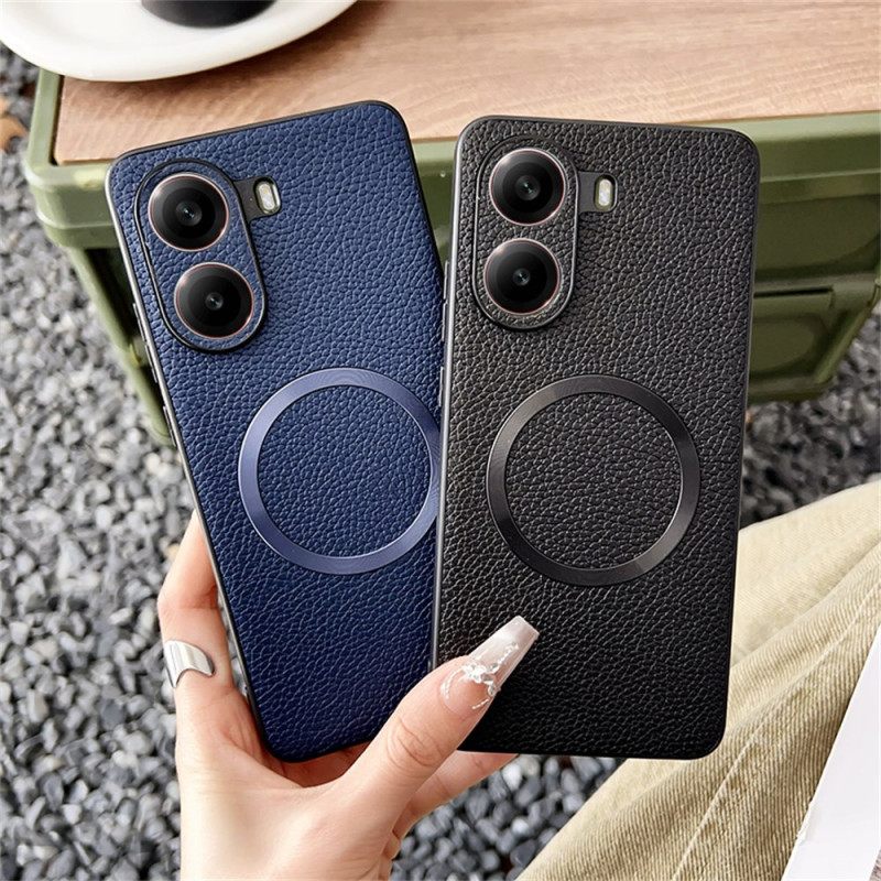 Kuori Poco X7 Pro 5g Magsafe-yhteensopiva Teksturoidtu Nahkaefekti