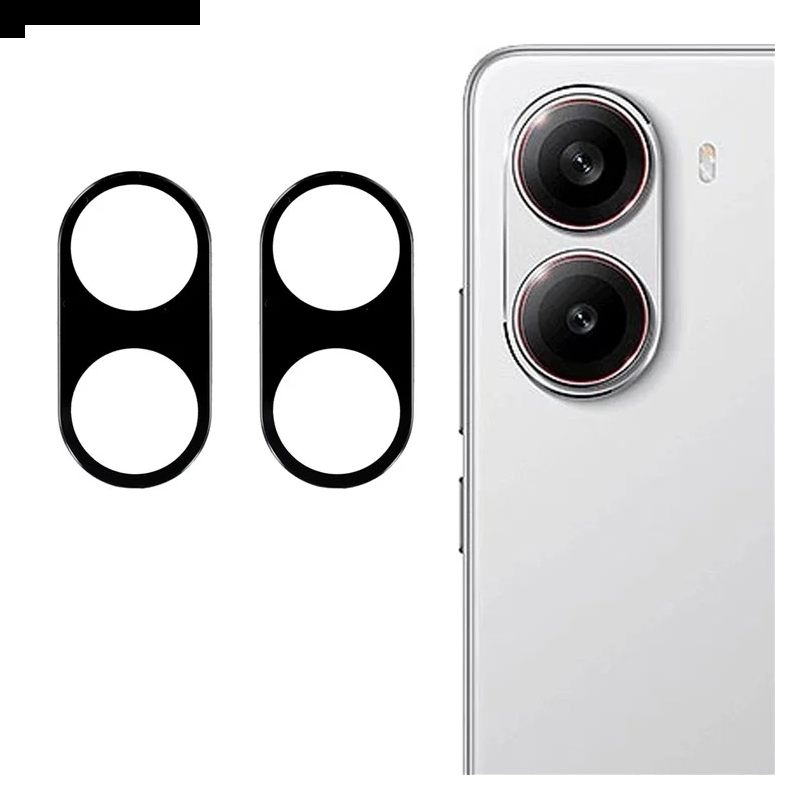 Linssillä Varustettu Karkaistusta Lasisesta Näytönsuojasta Poco X7 Pro 5g (musta Versio)